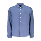 North Sails Blue Linen Men's Shirt