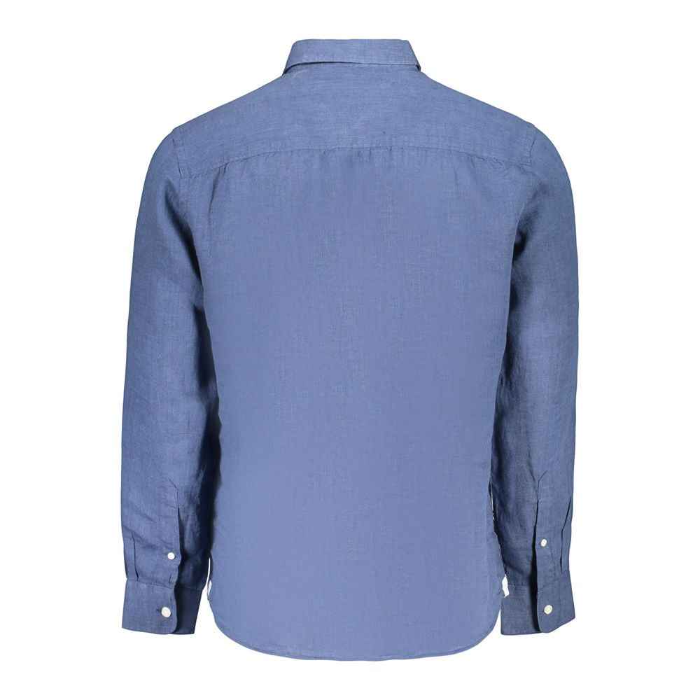 North Sails Blue Linen Men's Shirt