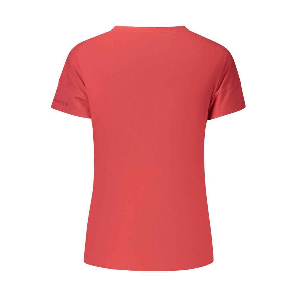 North Sails Red Cotton Women's T-Shirt