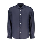 North Sails Blue Linen Men's Shirt