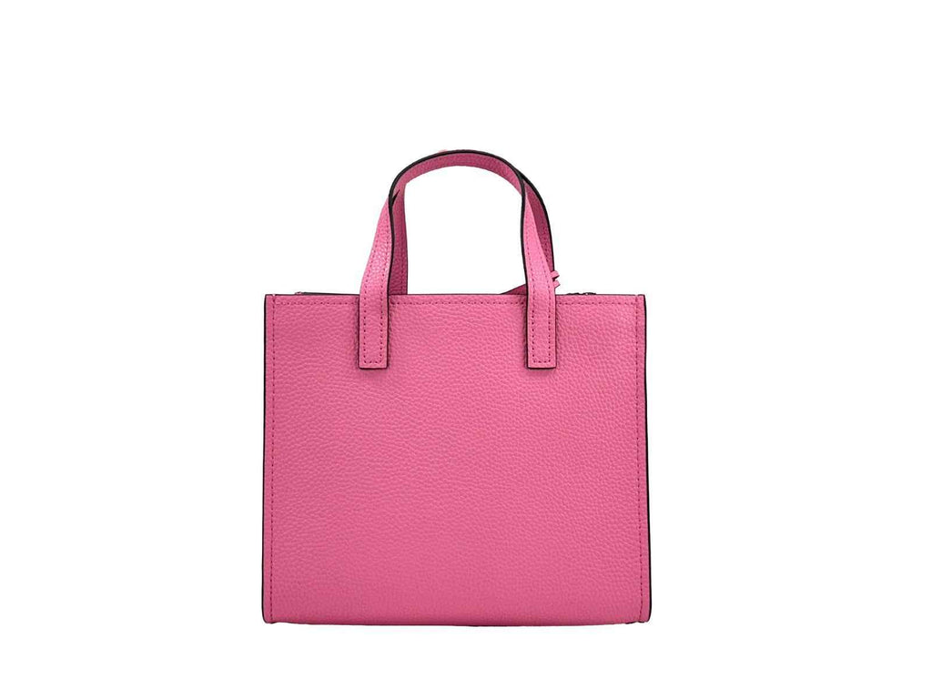 Marc Jacobs Mini Grind Pink Leather Crossbody Bag Purse
