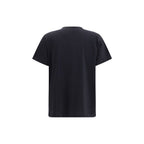 Ganni Black Cotton T-Shirt