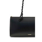 Jil Sander Black Calf Leather Bos Taurus Shoulder Bag