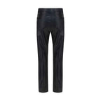 L'Agence Black Leather Pants
