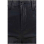 L'Agence Black Leather Pants