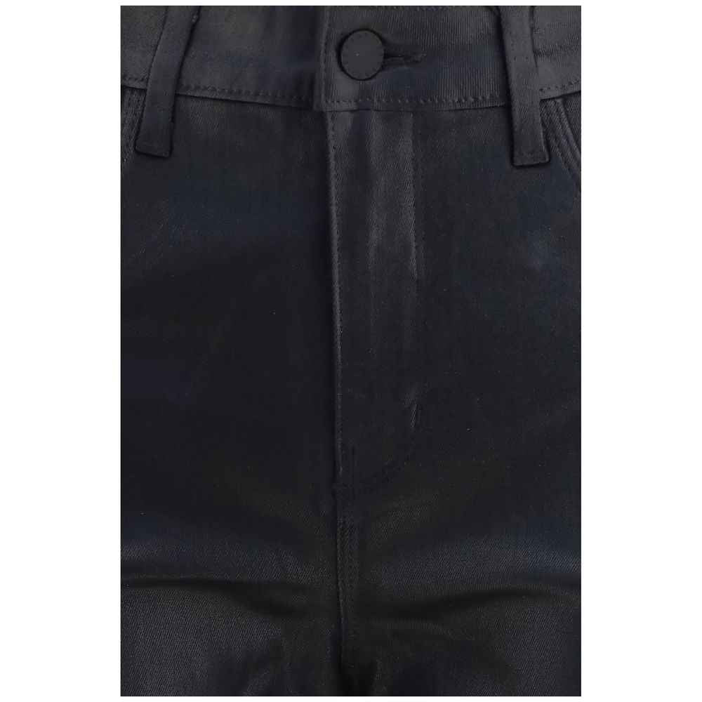 L'Agence Black Leather Pants