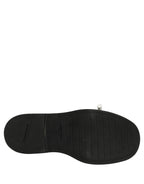 Dolce & Gabbana Brown Leather Slip On Flat Sandals Men Shoes