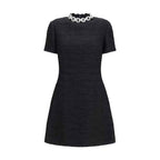 Valentino Black Cotton Casual Dress