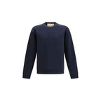 Valentino Blue Cotton Sweatshirt