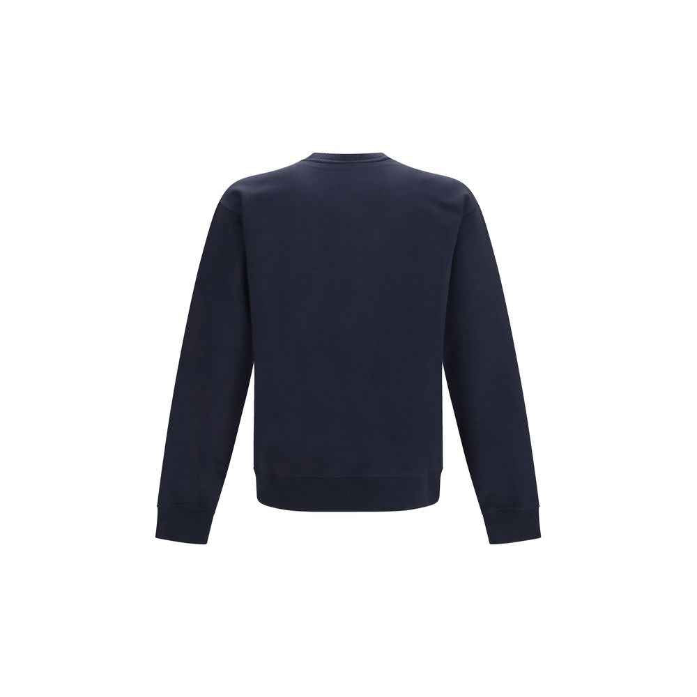 Valentino Blue Cotton Sweatshirt