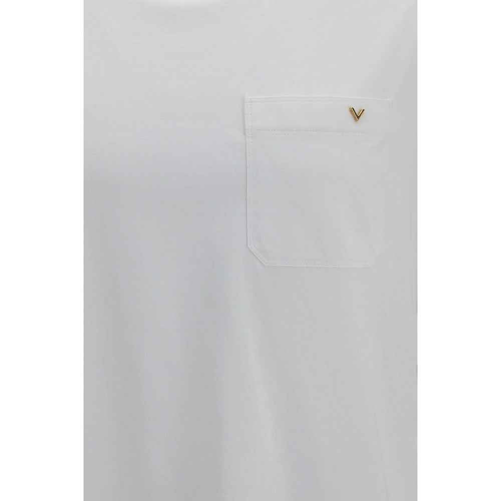 Valentino White Cotton T-Shirt