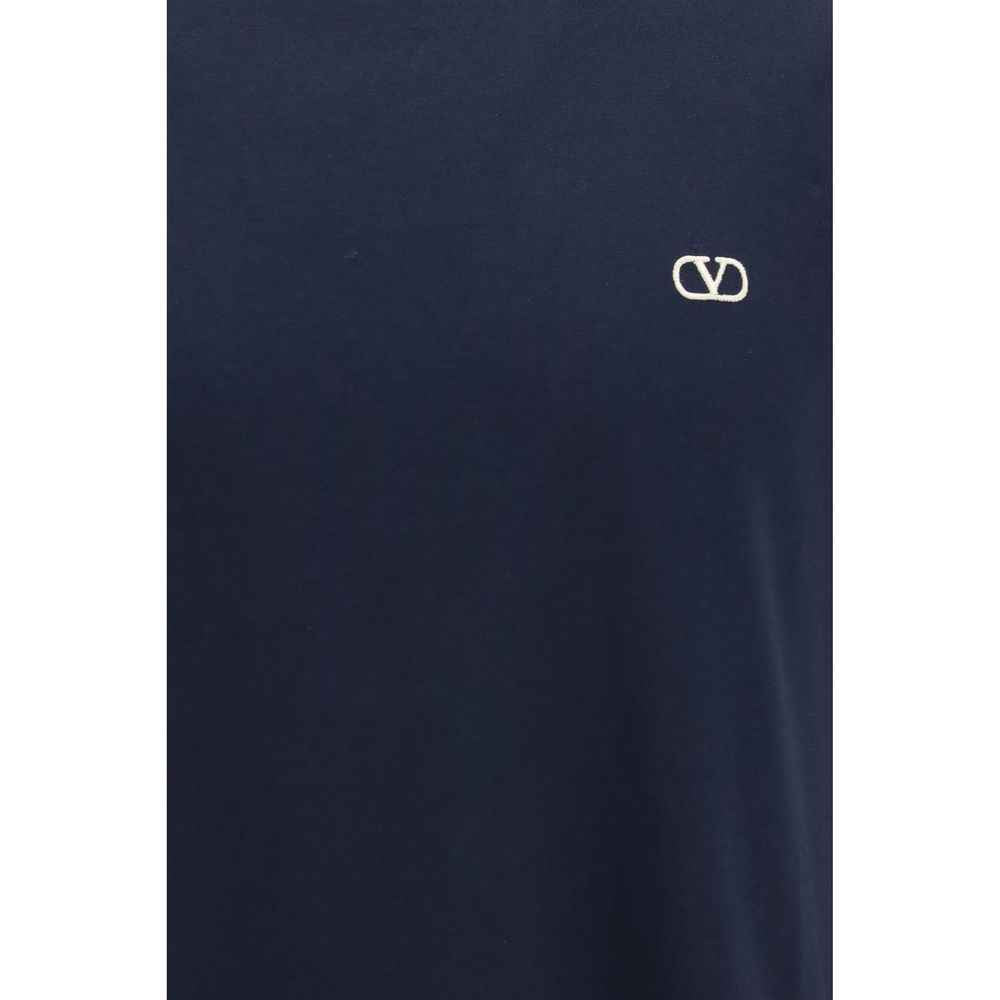 Valentino Blue Cotton T-Shirt