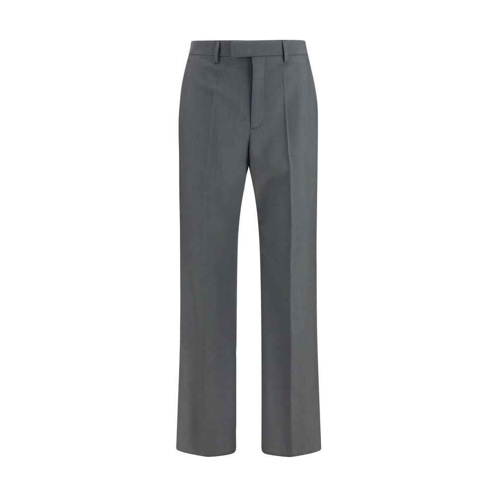 Valentino Gray Wool Oves Aries Dress Pants