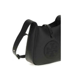 Tory Burch Black Calf Leather Bos Taurus Shoulder Bag