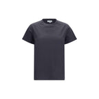 Ganni Black Cotton T-Shirt