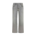 Citizens of Humanity Gray Cotton Straight-Leg Jeans