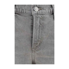 Citizens of Humanity Gray Cotton Straight-Leg Jeans