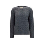 Valentino Gray Wool Oves Aries Sweatshirt