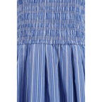 Ganni Blue Cotton Casual Dress