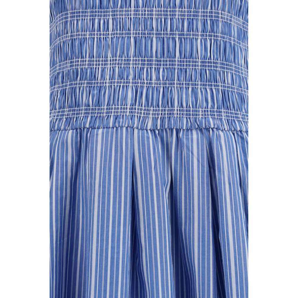 Ganni Blue Cotton Casual Dress