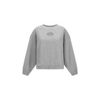 Ganni Gray Cotton Sweatshirt