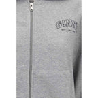Ganni Gray Cotton Sweatshirt