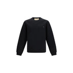 Valentino Black Cotton Sweatshirt