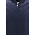 Valentino Blue Polyamide Bomber