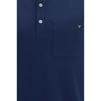 Valentino Blue Cotton Polo Shirt