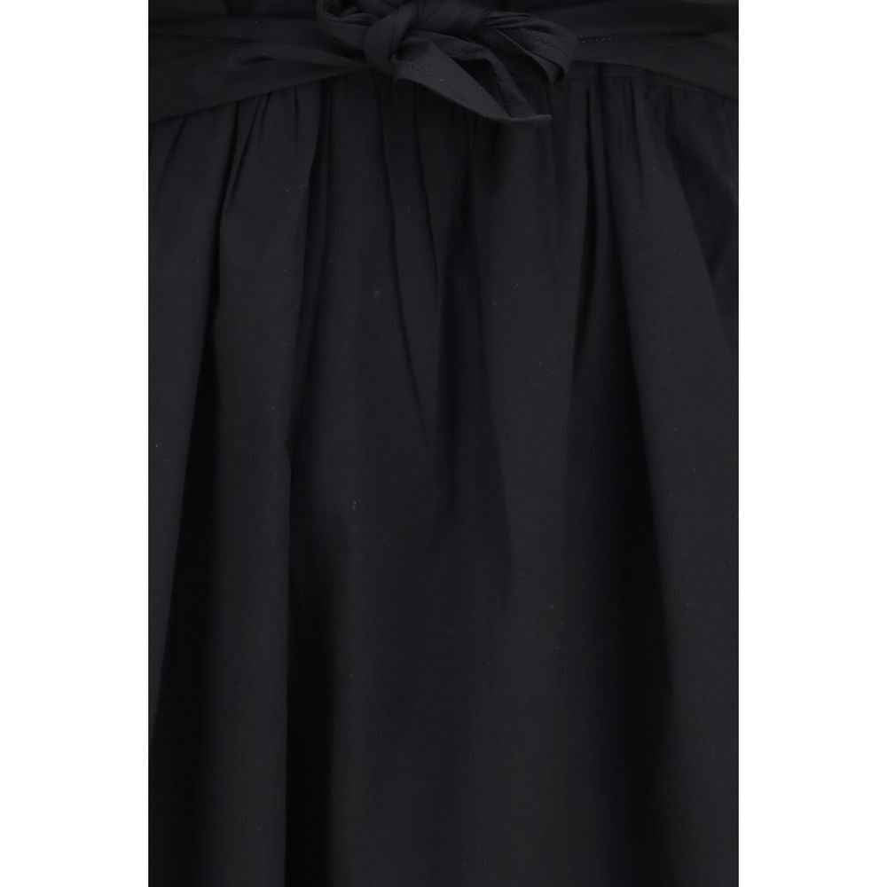 Ganni Black Cotton Casual Dress