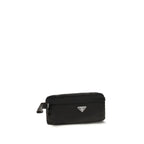 Prada Black Recycled Polyamide Clutch Bag
