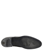 Dolce & Gabbana Dress Black Leather Lace Up Derby Shoes