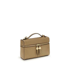 Tory Burch Beige Calf Leather Bos Taurus Handbag