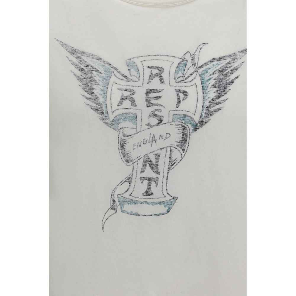 Represent White Cotton T-Shirt