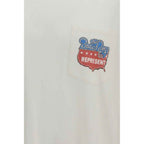 Represent White Cotton T-Shirt