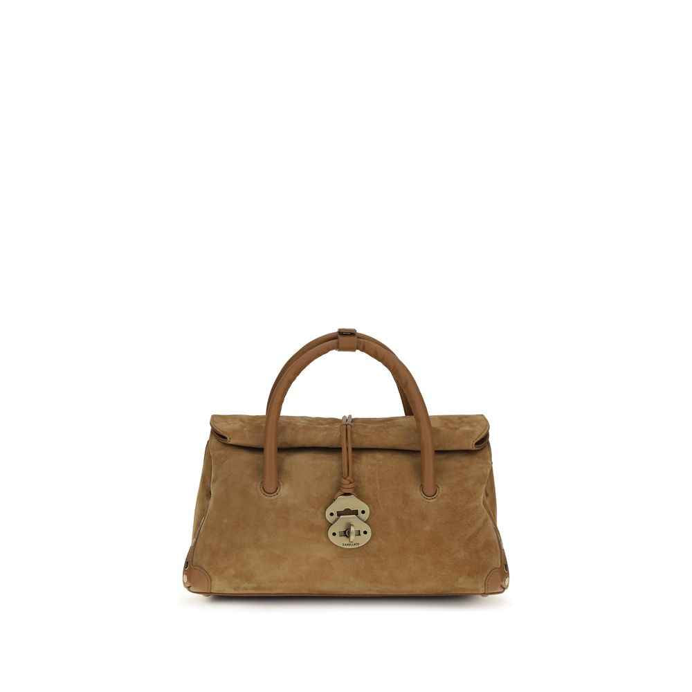 Zanellato Brown Calf Leather Bos Taurus Handbag