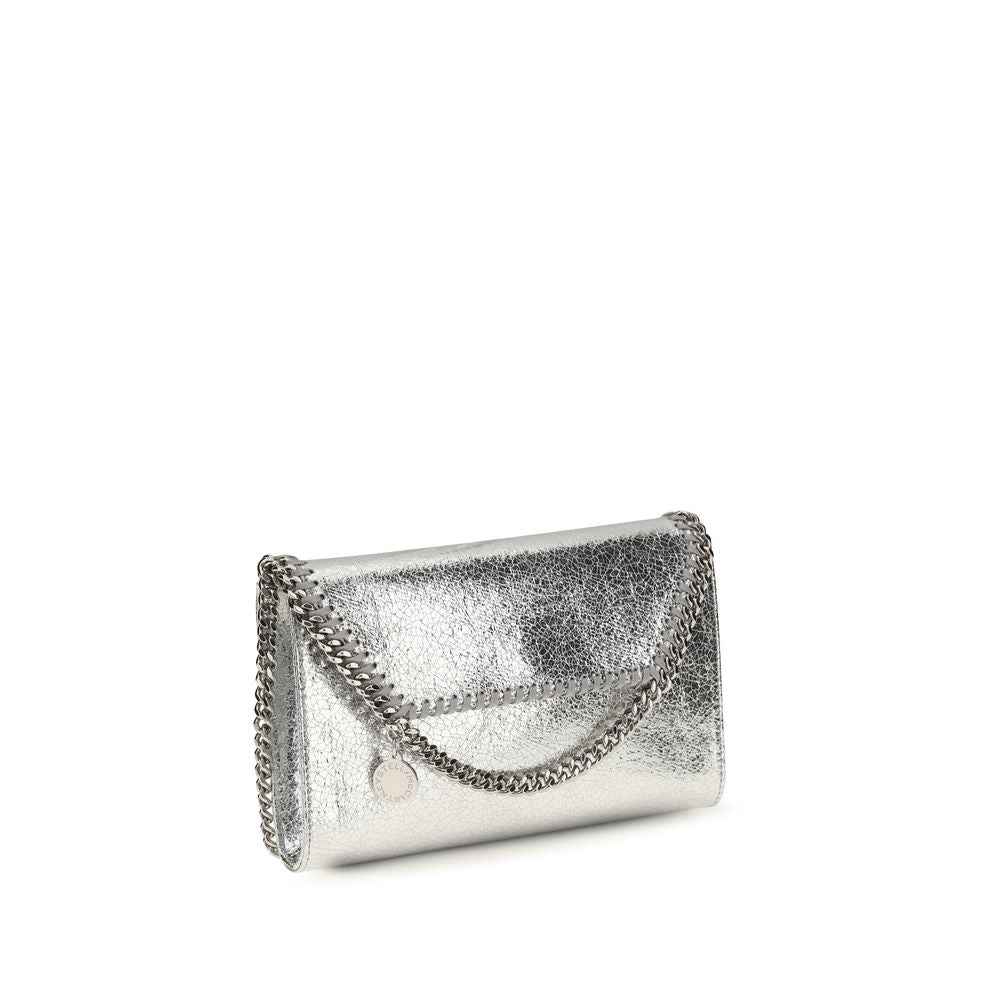 Stella McCartney Silver Polyester Shoulder Bag
