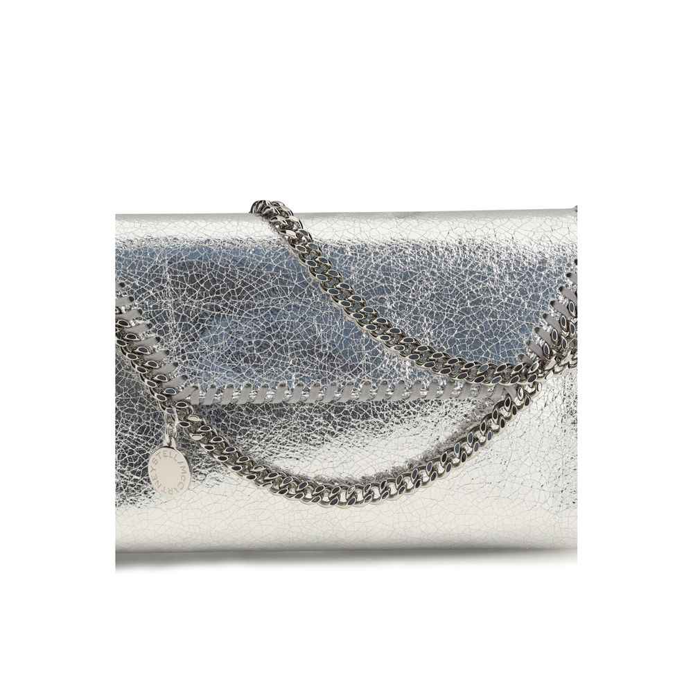 Stella McCartney Silver Polyester Shoulder Bag