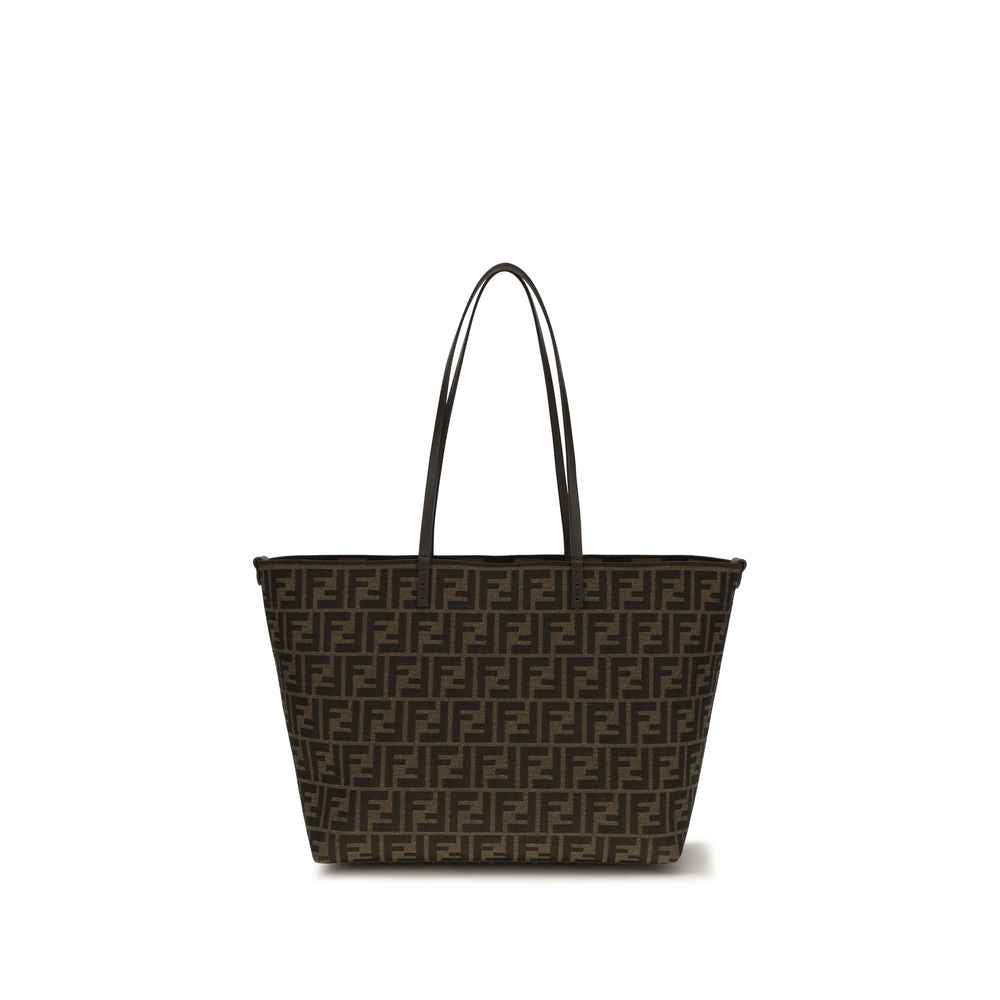 Fendi Brown Polyester Shoulder Bag