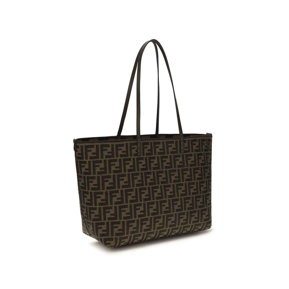 Fendi Brown Polyester Shoulder Bag