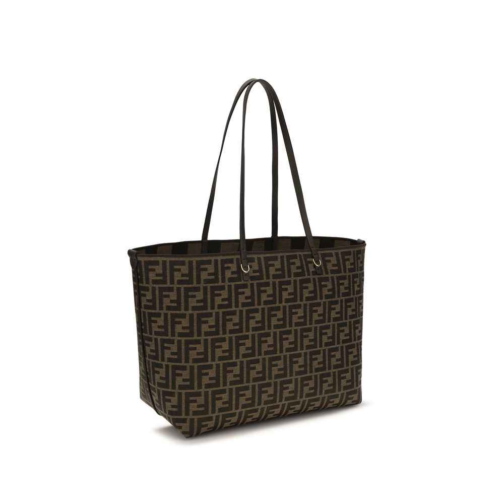 Fendi Brown Polyester Shoulder Bag