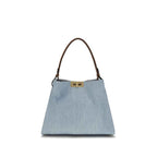 Fendi Blue Cotton Handbag