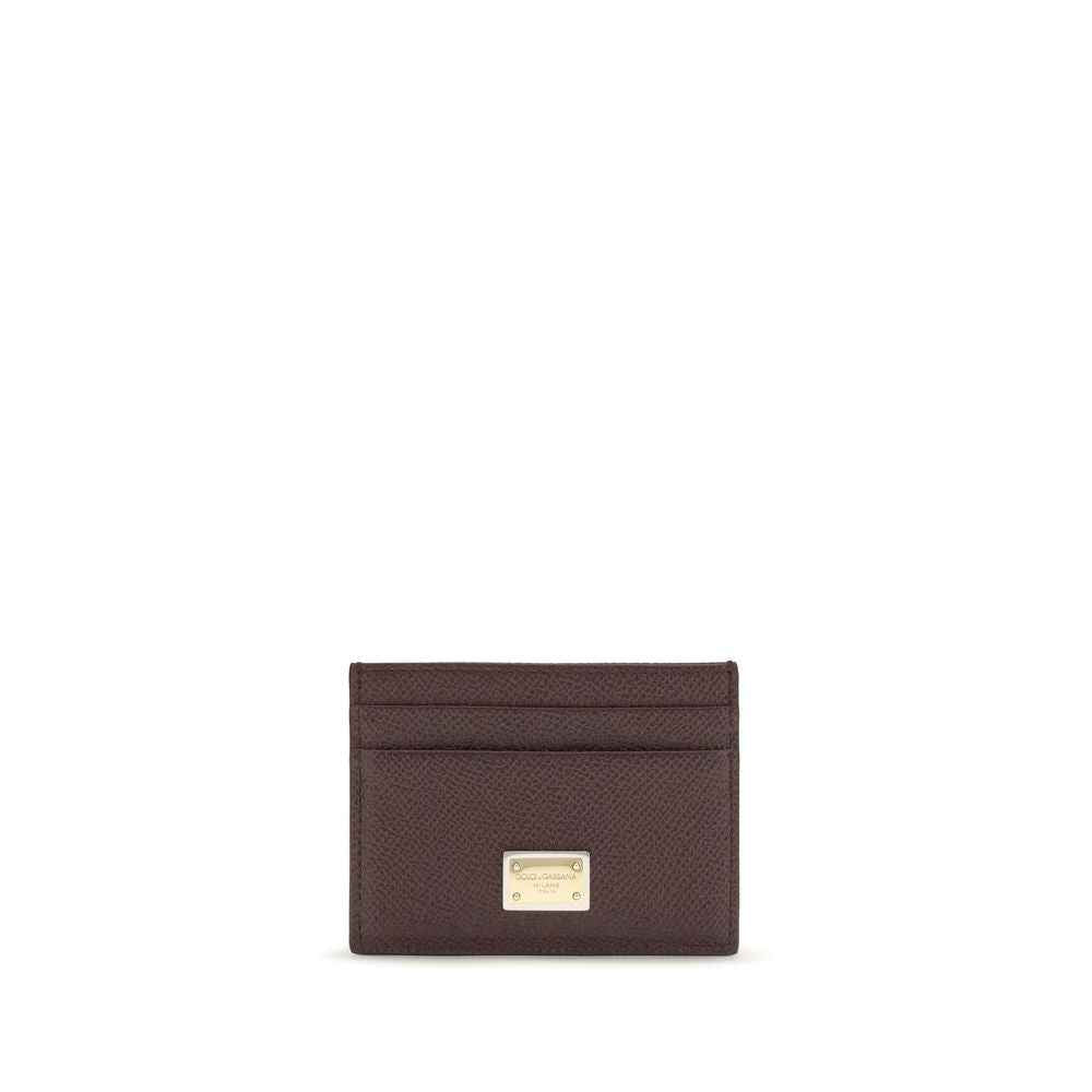 Dolce & Gabbana Brown Calf Leather Bos Taurus Wallet