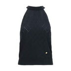 Balmain Black Wool Oves Aries Sleeveles T-Shirt