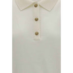 Balmain White Wool Oves Aries Polo Shirt