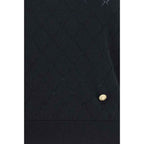 Balmain Black Wool Oves Aries Sleeveles T-Shirt