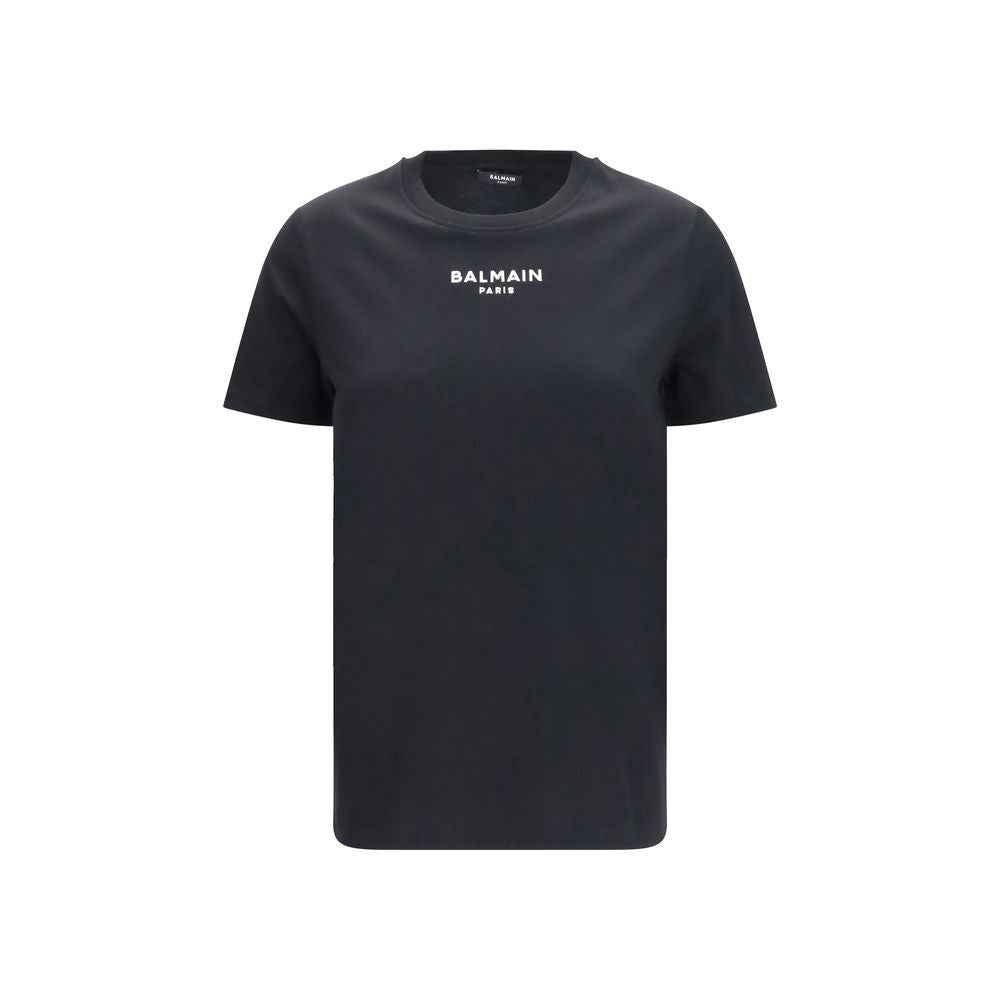 Balmain Black Cotton T-Shirt