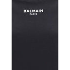 Balmain Black Cotton T-Shirt