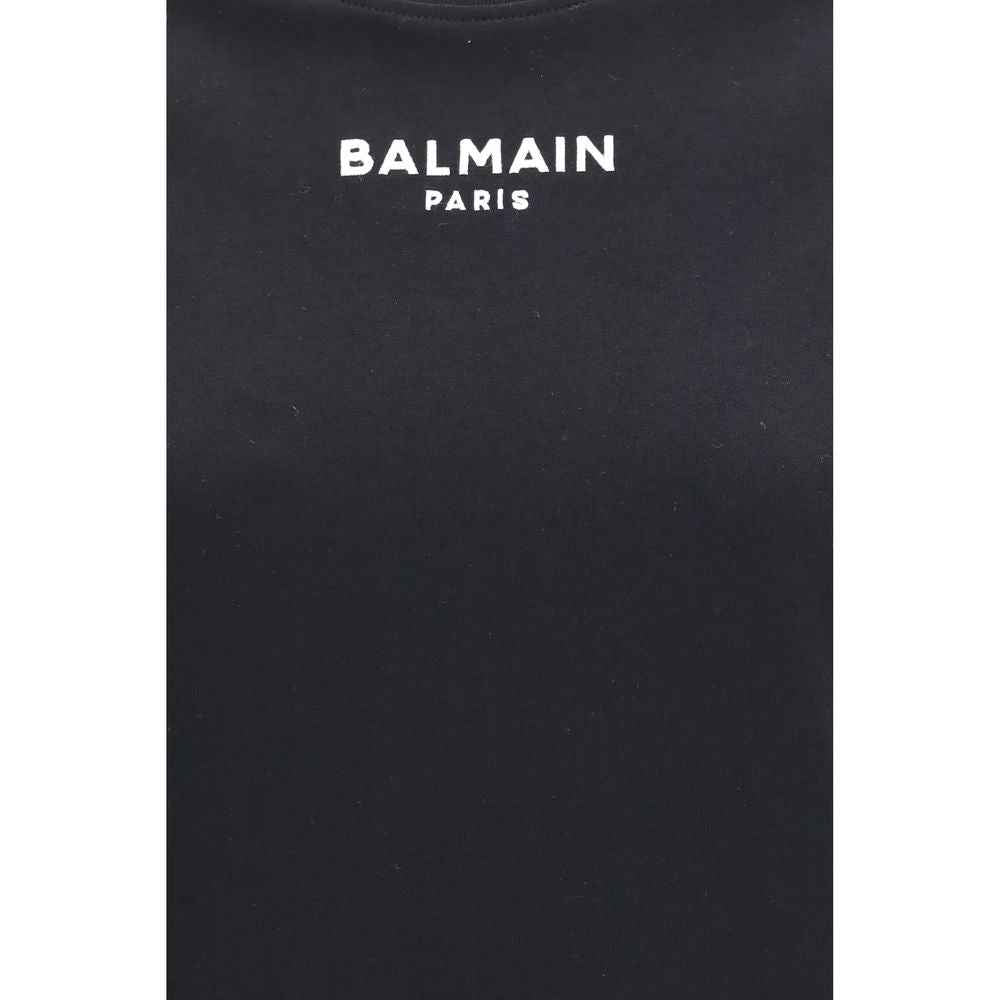 Balmain Black Cotton T-Shirt