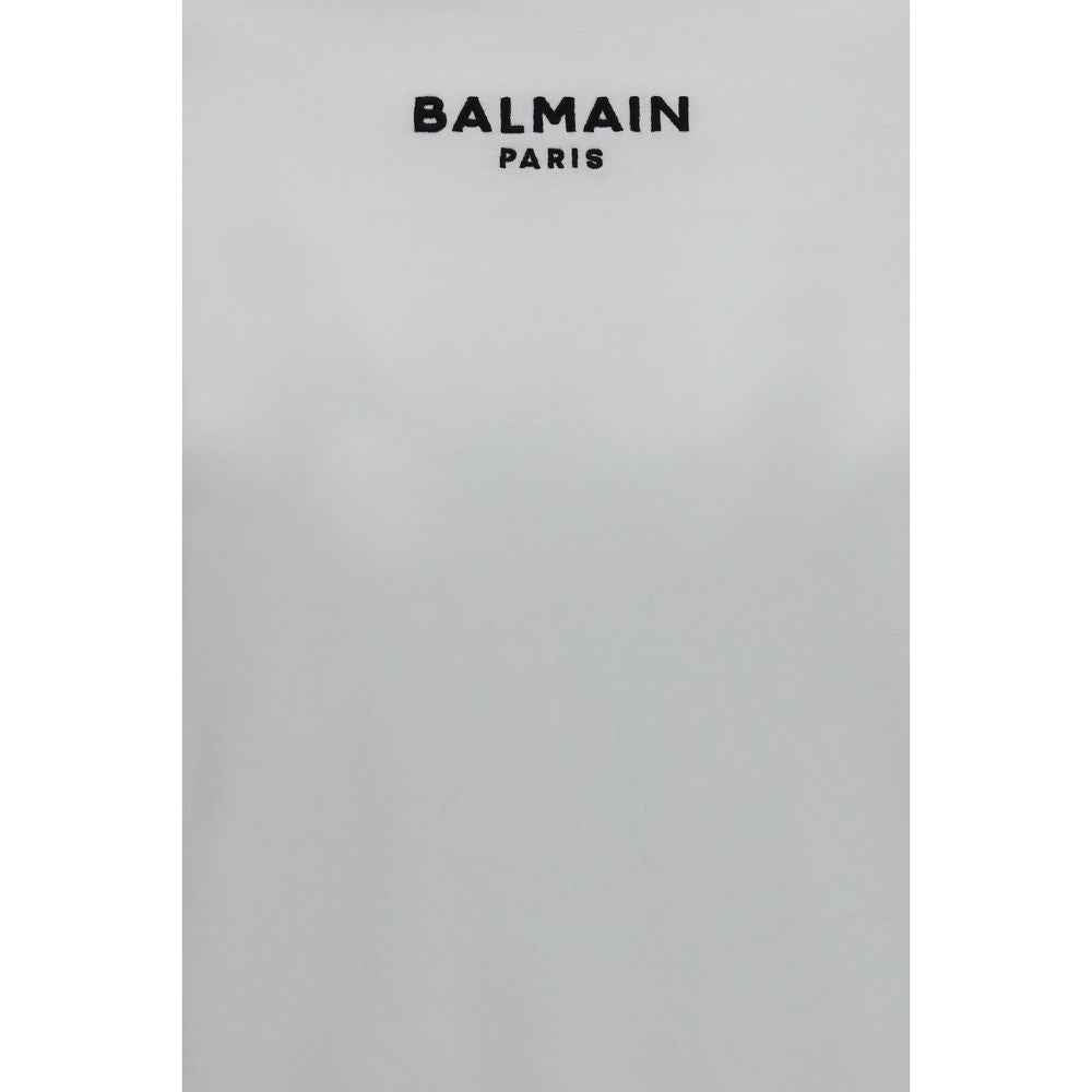 Balmain White Cotton T-Shirt